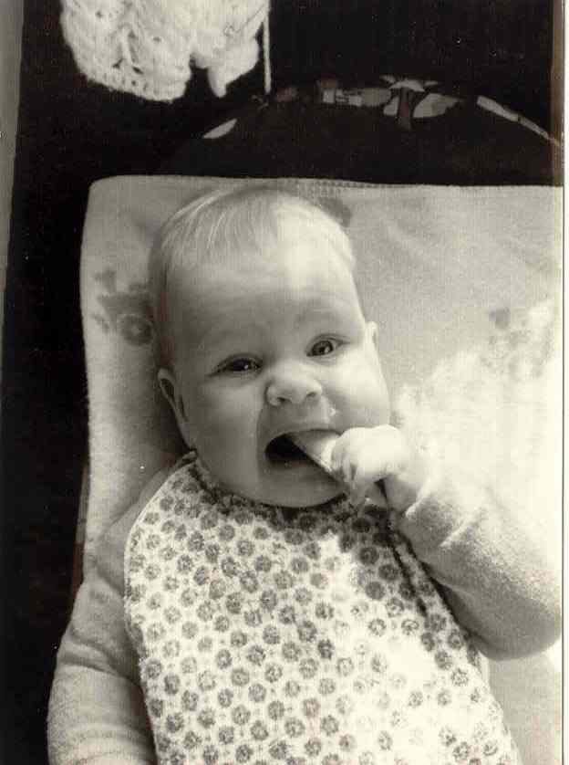 Martijn als baby